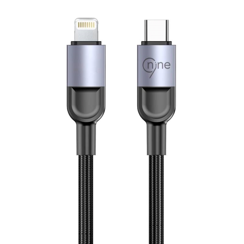 Nine 27W Starlink Καλώδιο φόρτισης δεδομένων USB-C σε USB-LIGHTNING - Μαύρο