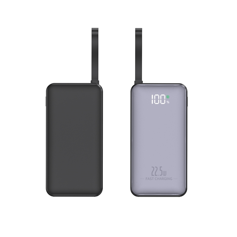 Nine Y369 22.5W Γρήγορη φόρτιση Mini Power Bank 10000 mAh - Χρώμα: Μαύρο