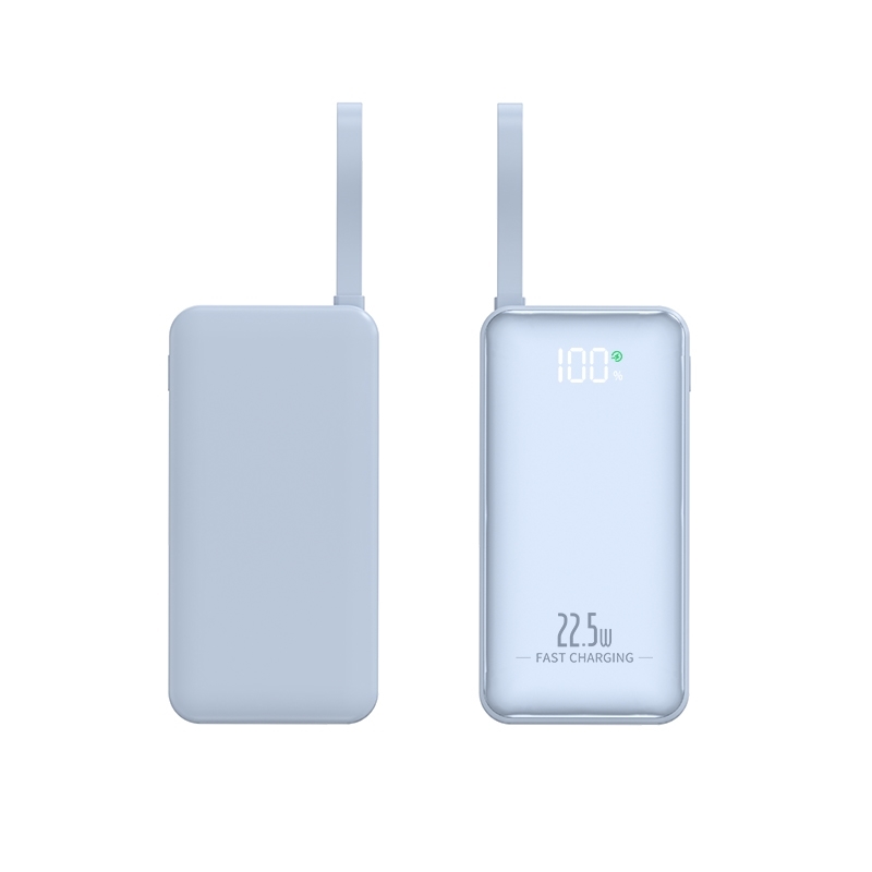 Nine Y369 22.5W Γρήγορη φόρτιση Mini Power Bank 10000 mAh - Χρώμα: Μπλε