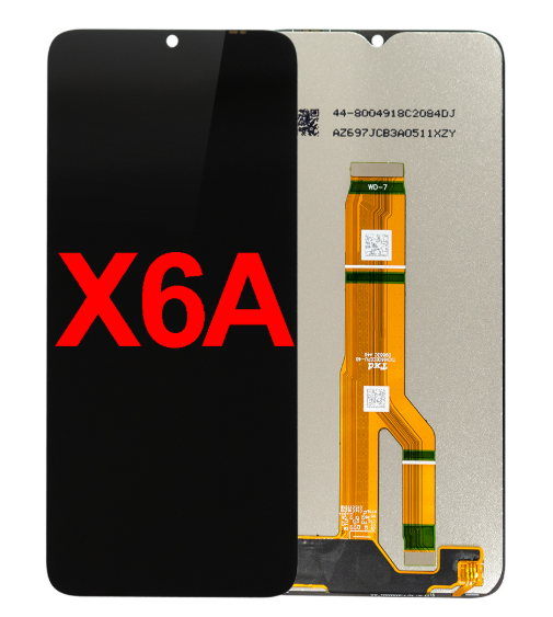 OEM Οθόνη LCD με Μηχανισμό Αφής για Huawei Honor X6A / X5 Plus 4G / X5b / X5b Plus - Χρώμα: Μαύρο