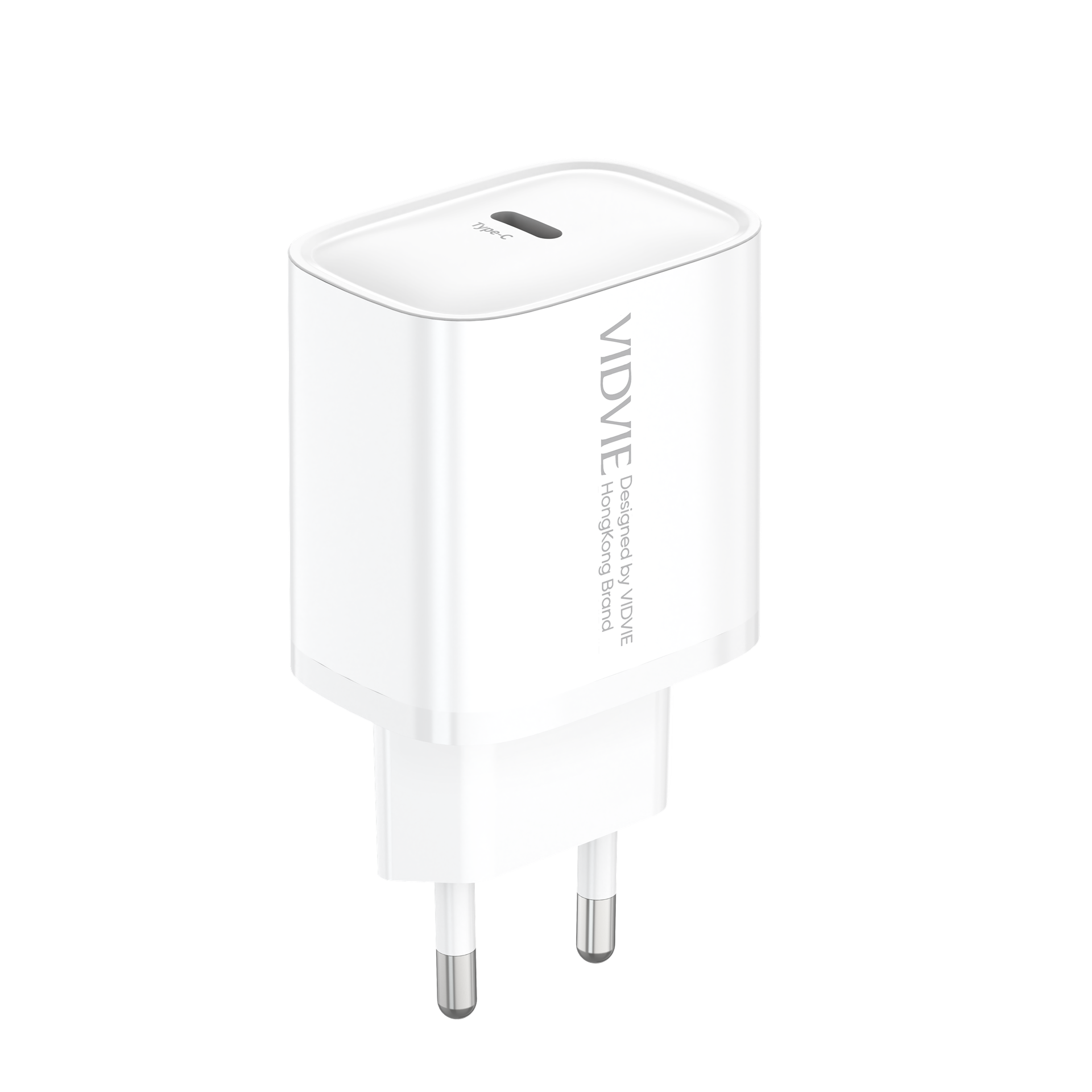 VIDVIE PLE271 33W Φορτιστής Χωρίς Καλώδιο με Θύρα USB-TYPE-C - Λευκό