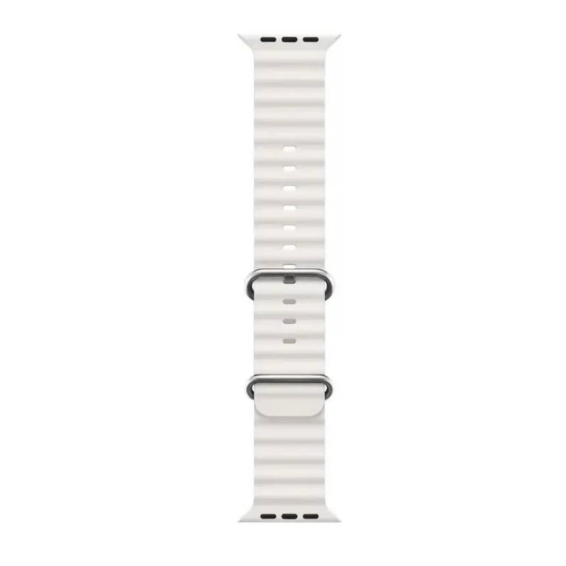VIDVIE WA01 Λουράκι Σιλικόνης Λευκό (Apple Watch 1/2/3/4/5/6/7/8/SE. 38/40/41mm)