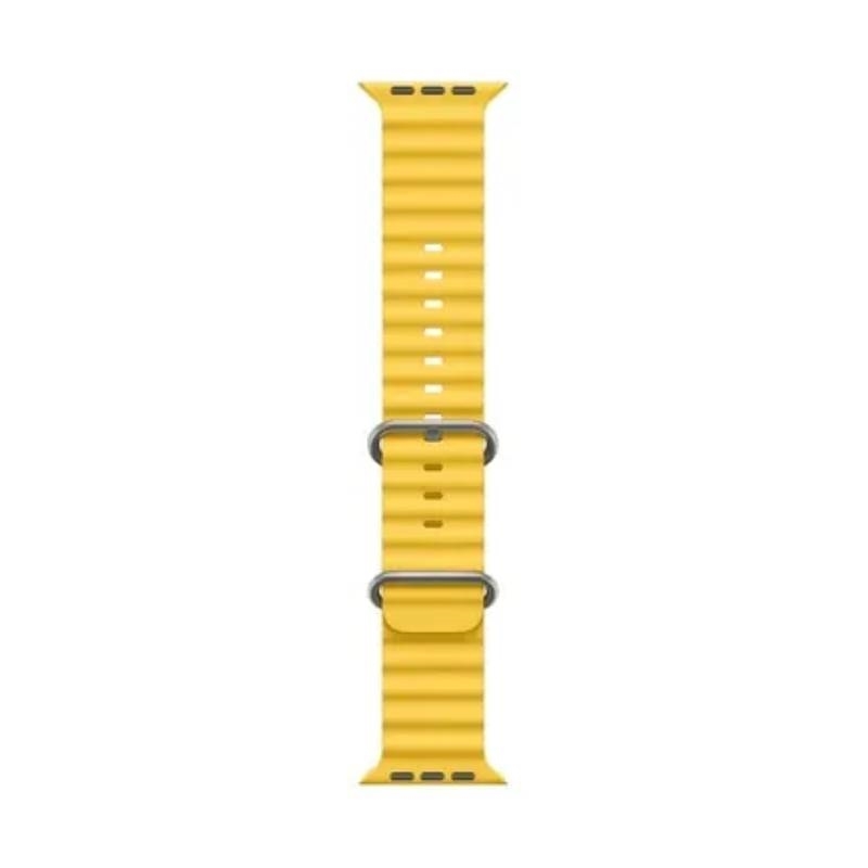 VIDVIE WA01 Λουράκι Σιλικόνης Κίτρινο (Apple Watch 1/2/3/4/5/6/7/8/SE. 38/40/41mm)