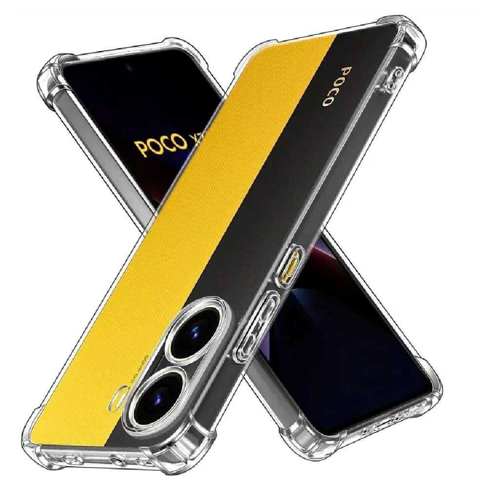 Θήκη Πλάτης Σιλικόνης Anti Shock 1.5mm για Xiaomi POCO X7 PRO - Χρώμα: Διάφανο