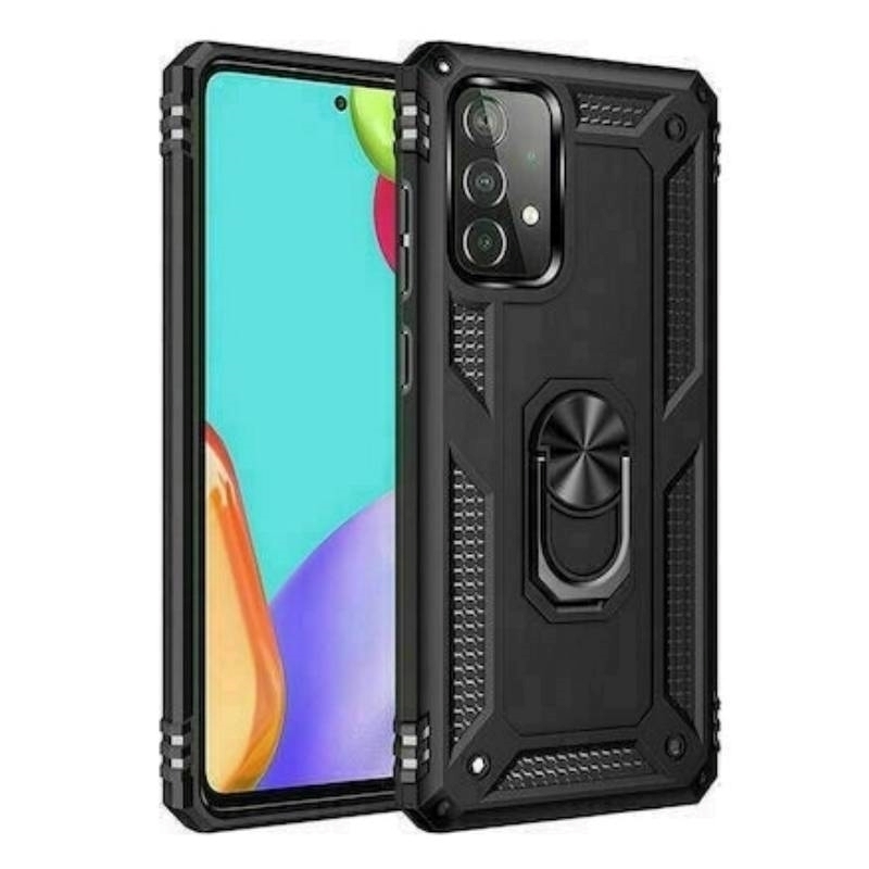 Θήκη Motomo Tough Armor With Ring για Samsung Galaxy A36 5G - Χρώμα: Μάυρο