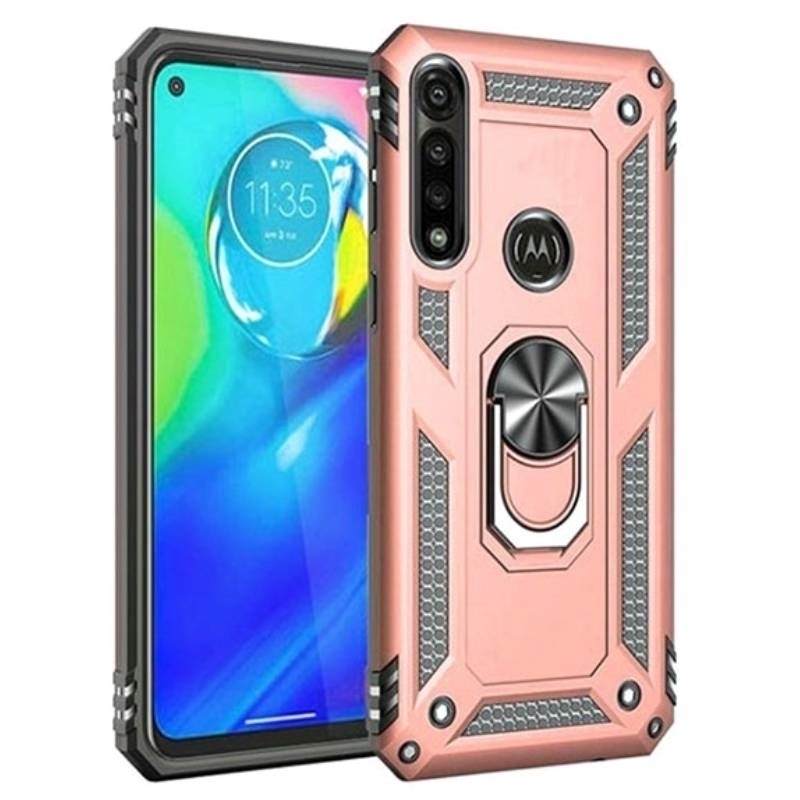 Θήκη Motomo Tough Armor With Ring για Xiaomi Redmi Note 14 Pro 5G/ Note 14 Pro Plus - Χρώμα: Χρυσό Ροζ