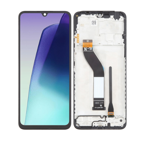 Incell Οθόνη LCD με Μηχανισμό Αφής και Πλαίσιο για Xiaomi Redmi 14C - Χρώμα: Μαύρο