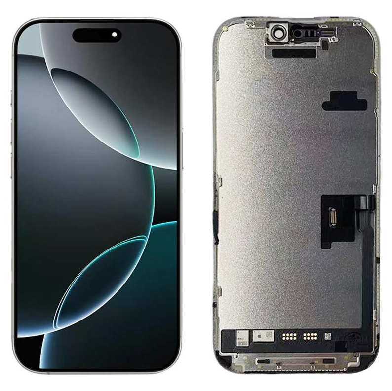 Incell FHD IC Οθόνη LCD με Μηχανισμό Αφής για iPhone 16 Pro - Χρώμα: Μαύρο