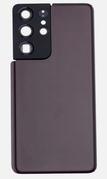 Πίσω Καπάκι με Τζαμάκι Κάμερας για Samsung Galaxy S21 Ultra - Χρώμα: Phantom Brown