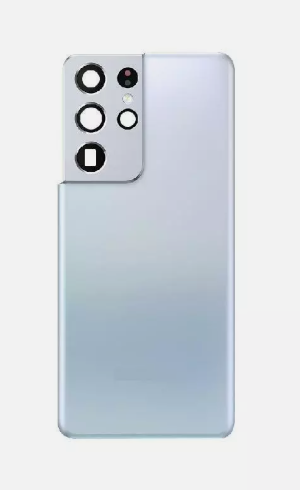Πίσω Καπάκι με Τζαμάκι Κάμερας για Samsung Galaxy S21 Ultra - Χρώμα: Phantom Silver