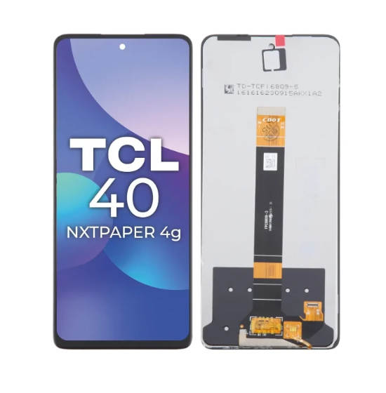 Incell Full HD Οθόνη Lcd με Μηχανισμό Αφής για TCL 40 NxtPaper 4G T612B - Χρώμα: Μαύρο