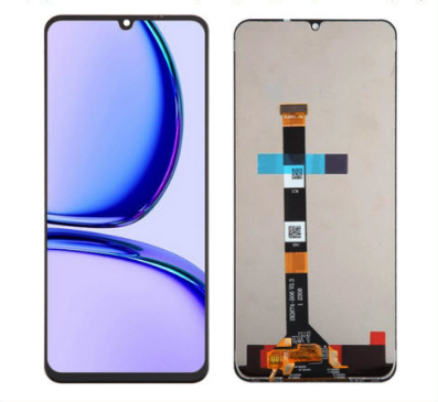 OEM Οθόνη LCD με Μηχανισμό Αφής για Realme Note 50 - Χρώμα: Μαύρο
