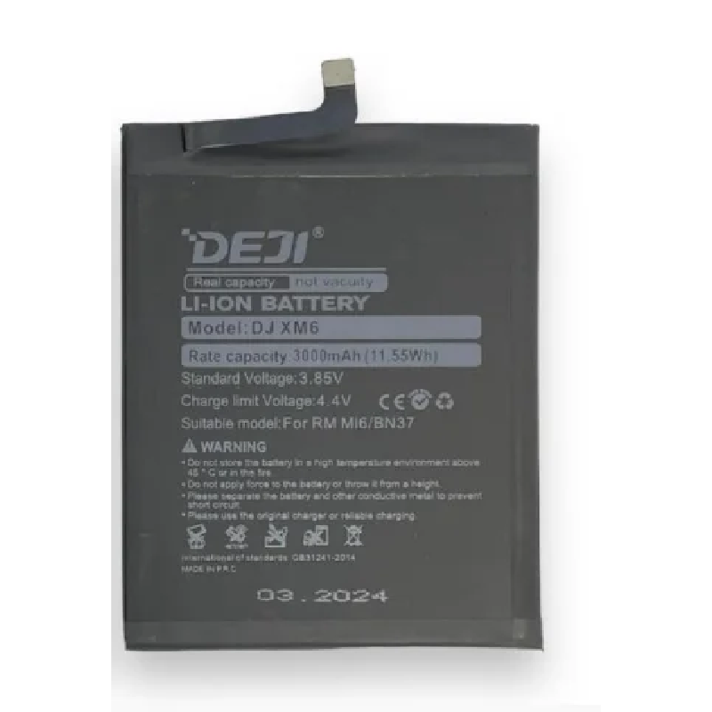 DEJI BN37 Συμβατή Μπαταρία Αντικατάστασης για Xiaomi Redmi 6 / Redmi 6A - 3000 mAh