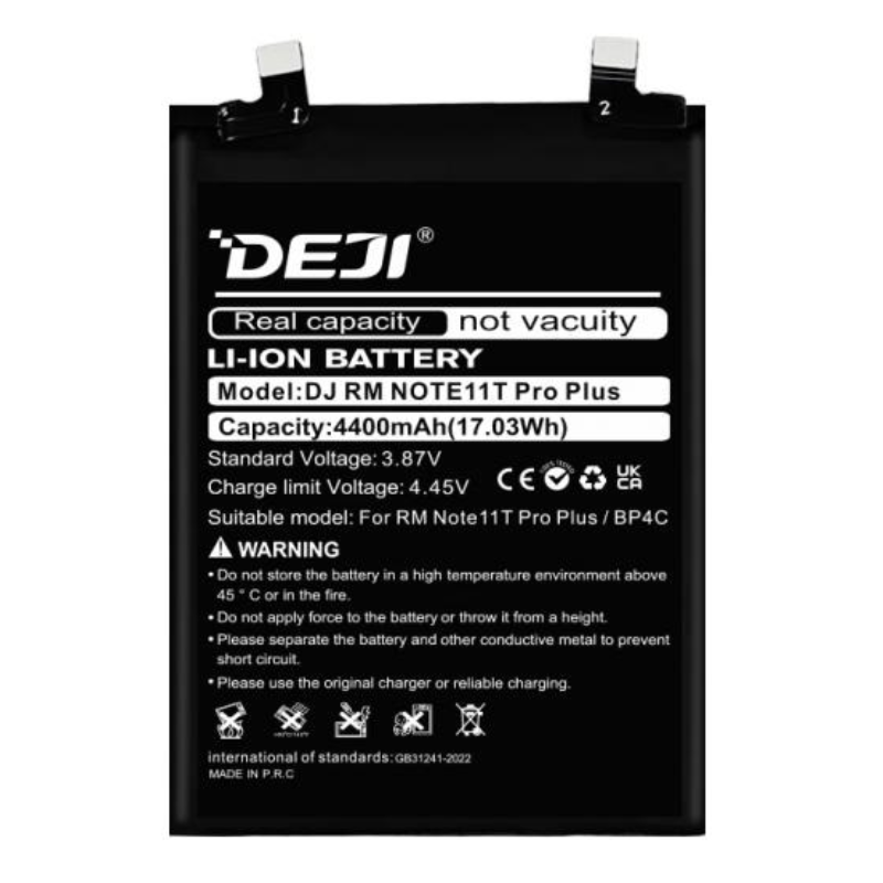 DEJI BP4C Συμβατή Μπαταρία Αντικατάστασης για Xiaomi Redmi Note 11T Pro Plus - 4400 mAh