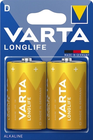 Varta Αλκαλικές Μπαταρίες D 1.5V 2τμχ