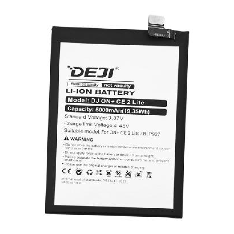 DEJI BLP927 Συμβατή Μπαταρία Αντικατάστασης για ONEPLUS NORD CE 2 LITE (CPH2381,CPH2409) - 5000 mAh