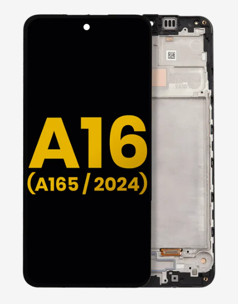 INCELL Οθόνη LCD με Μηχανισμό Αφής με Πλαίσιο για Samsung Galaxy A16 4G A165 - Χρώμα: Μαύρο