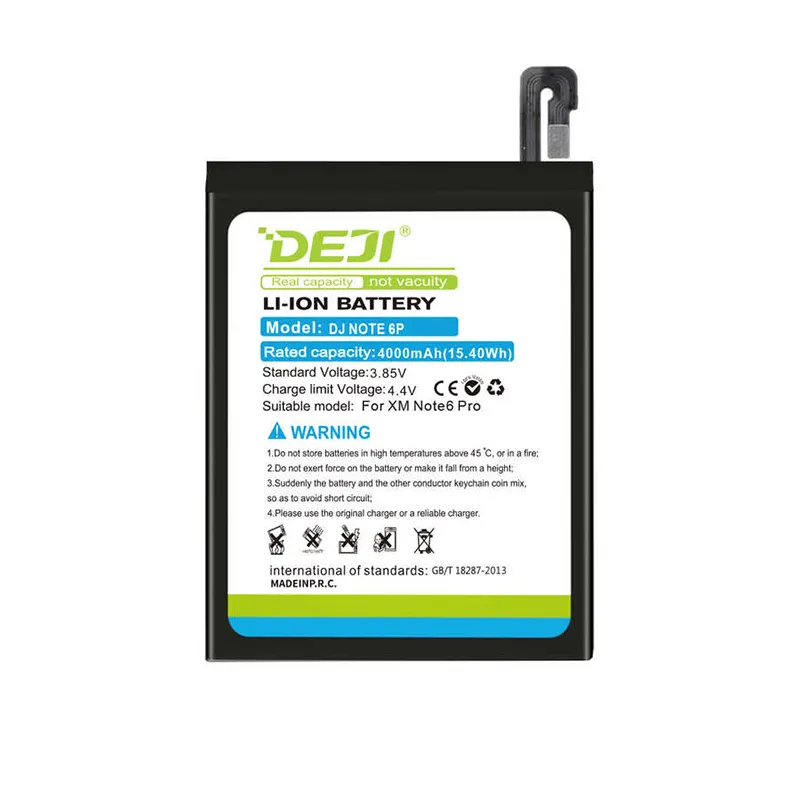 Deji Μπαταρία Συμβατή με Xiaomi BN48 για Xiaomi Redmi Note 6 Pro - 4000 mAh