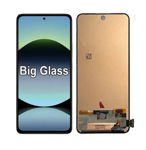 OEM Οθόνη LCD ( NO fingerprint ) με Μηχανισμό Αφής για Xiaomi Redmi Note 14 4G BIG (H:16,4cm) ( EU Version 24117RN76Ε ) - Χρώμα:Μαύρο