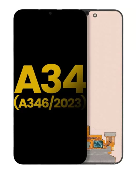 INCELL Οθόνη LCD ( NO fingerprint ) με Μηχανισμό Αφής για Samsung Galaxy A34 5G 2023 A346 - Χρώμα: Μαύρο