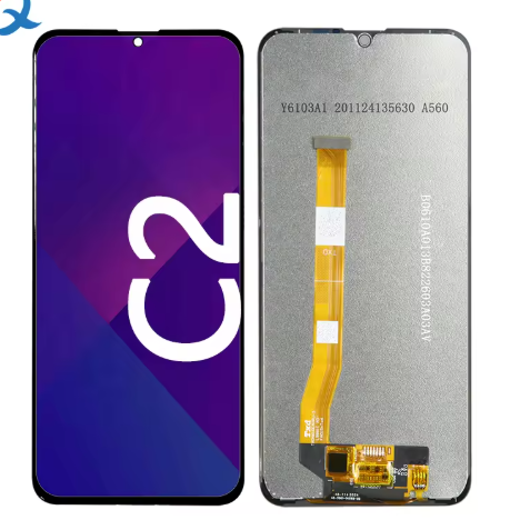 OEM Οθόνη LCD με Μηχανισμό Αφής για Realme C2 - Χρώμα: Μαύρο