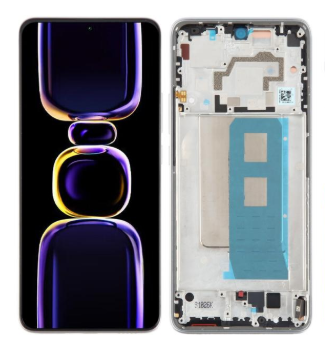 OEM Οθόνη LCD ( NO fingerprint ) με Μηχανισμό Αφής και Πλαίσιο για Xiaomi Poco F5 Pro - Χρώμα: Μαύρο