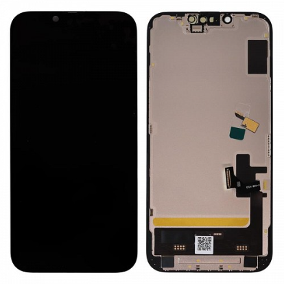 SOFT OLED IC Οθόνη LCD με Μηχανισμό Αφής για iPhone 14 - Color: Black
