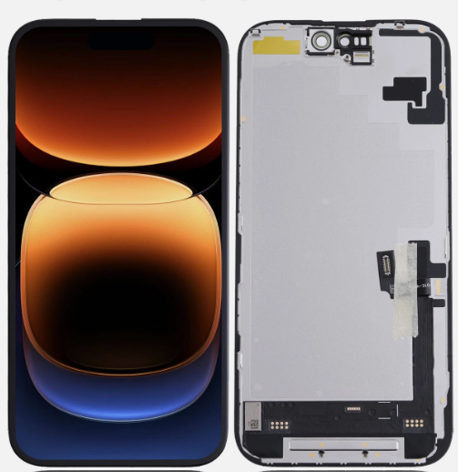 Soft Oled Οθόνη LCD με Μηχανισμό Αφής για iPhone 16 - Χρώμα: Μαύρο