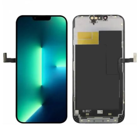 Org Change glass Οθόνη LCD με Μηχανισμό Αφής για iPhone 13 Pro - Χρώμα: Μαύρο