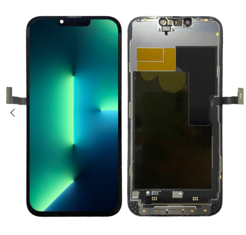 Org Change glass Οθόνη LCD με Μηχανισμό Αφής για iPhone 13 Pro Μax - Χρώμα: Μαύρο