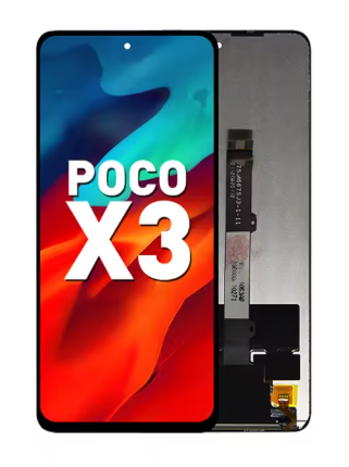 OLED Οθόνη LCD με Μηχανισμό Αφής για Xiaomi Poco X3 / Poco X3 Pro / Poco X3 NFC - Χρώμα: Μαύρ