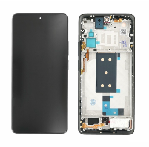 OLED Οθόνη LCD με Μηχανισμό Αφής και Πλαίσιο για Xiaomi Poco F4 - Χρώμα: Μαύρο