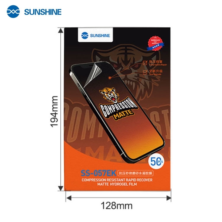 SUNSHINE SS-057EK Anti-stress quick recovery matte hydrogel film (50Pcs)