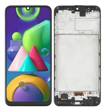 Incell Οθόνη LCD με Μηχανισμό Αφής και Πλαίσιο για Samsung Galaxy M21 2019 M215 - Χρώμα: Μαύρο