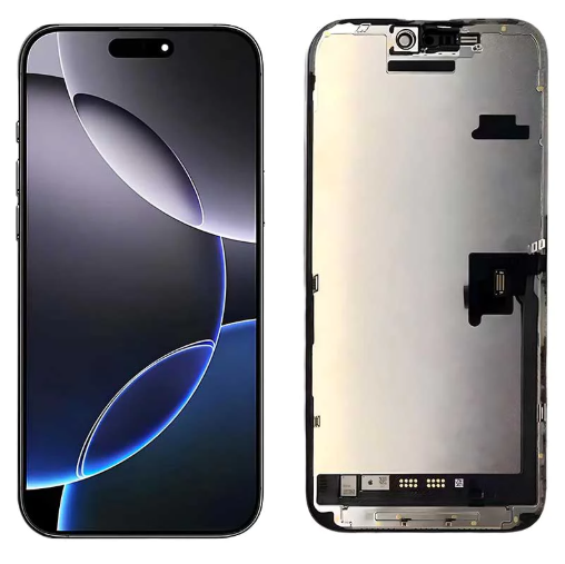 Soft OLED IC Οθόνη LCD με Μηχανισμό Αφής για iPhone 16 pro max - Χρώμα: Μαύρο