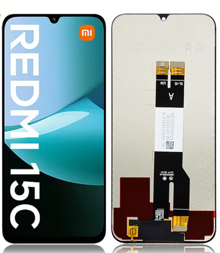 OEM Οθόνη LCD με Μηχανισμό Αφής για Xiaomi Redmi 15C 4G - Χρώμα: Μαύρο
