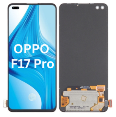 OEM Οθόνη LCD ( NO fingerprint ) με Μηχανισμό Αφής για OPPO F17 PRO - Χρώμα: Μαύρο