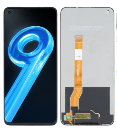 OEM Οθόνη LCD με Μηχανισμό Αφής για Realme 9 5G - Χρώμα: Μαύρο
