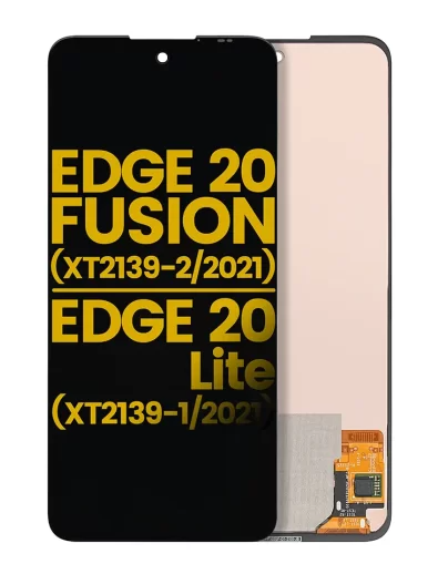 OLED Οθόνη LCD με Μηχανισμό Αφής για Motorola Moto Edge 20 XT2143-1/Edge 20 Lite XT2139-1 - Χρώμα: Μαύρο
