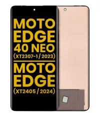 OEM Οθόνη LCD με Μηχανισμό Αφής για Motorola Moto Edge 40 / Edge 40 Neo - Χρώμα: Μαύρο