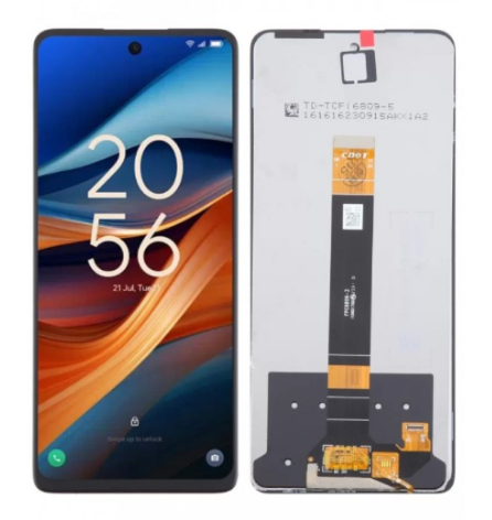 Incell Full HD Οθόνη LCD με Μηχανισμό Αφής για TCL 50 SE - Χρώμα: Μαύρο