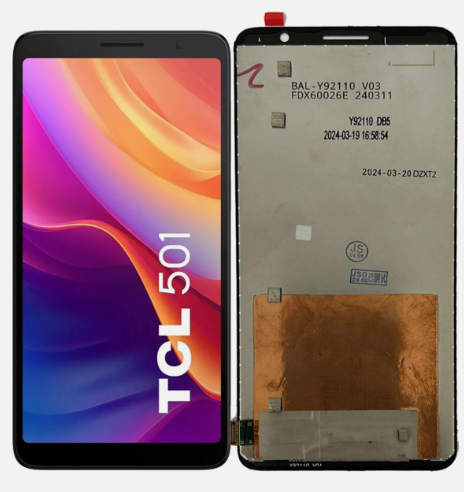 Incell Full HD Οθόνη LCD με Μηχανισμό Αφής για TCL 501 - Χρώμα: Μαύρο