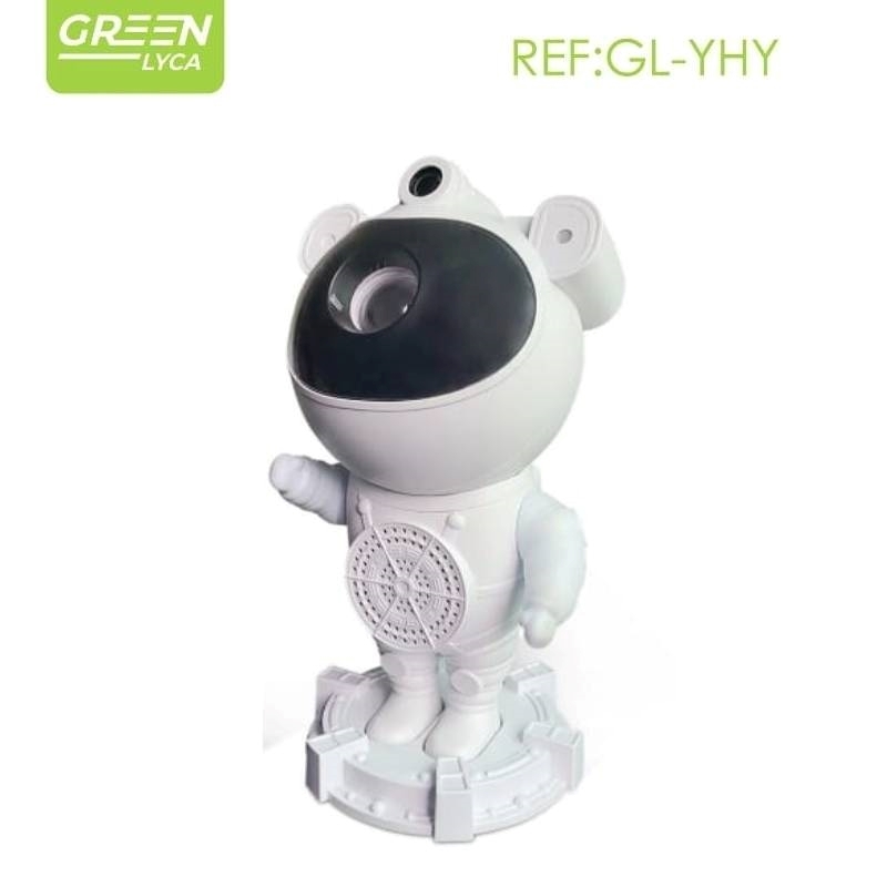 Green-Lyca GL-YHY Ασύρματο ηχείο και φωτισμός πάρτι RGB Astronaut - Λευκό