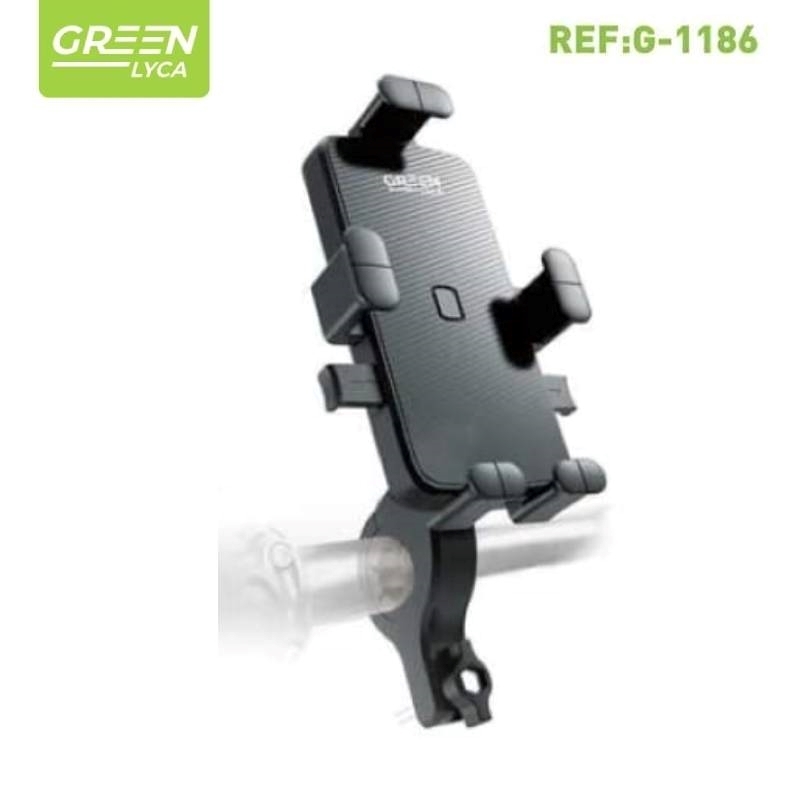 Green-Lyca G-1186 Βάση Κινητού Μοτοσυκλέτας Και Ποδήλατο με Ρυθμιζόμενο Βραχίονα για τον Τιμόνι