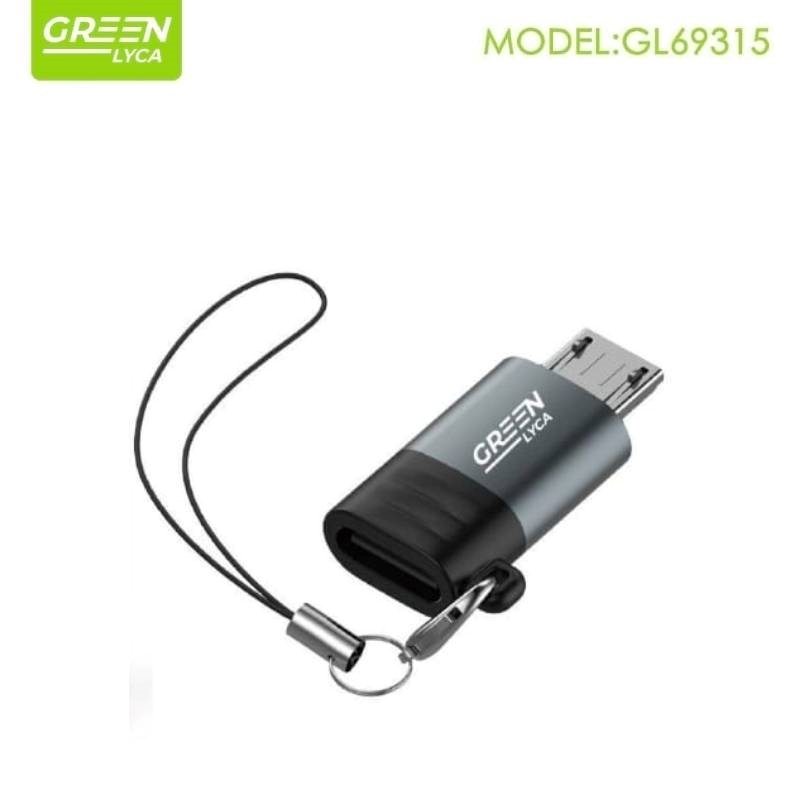 Green-Lyca GL-69315 προσαρμογέα USB Type-C Αρσενικό σε USB Micro θηλυκό