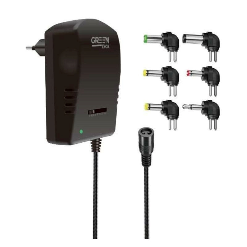 Green-Lyca G1265 6Pin Ρυθμιζόμενος προσαρμογέας τροφοδοσίας πολλαπλών λειτουργιών 30W (3-12V)