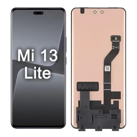 AMOLED Οθόνη LCD με Μηχανισμό Αφής για Xiaomi MI 13 Lite - Χρώμα: Μαύρο