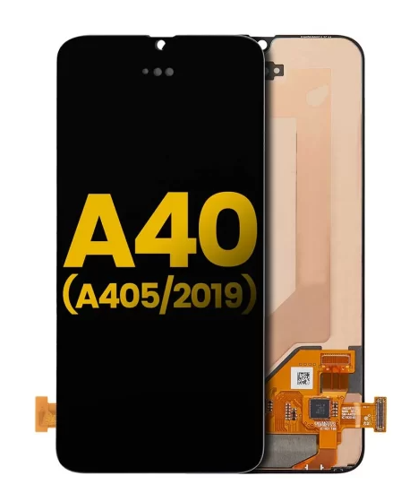 OLED Οθόνη LCD με Μηχανισμό Αφής για Samsung Galaxy A40 A405F - Χρώμα: Μαύρο