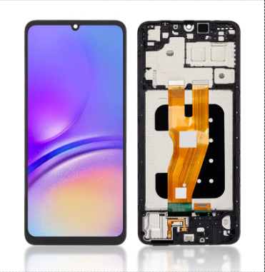 OEM Οθόνη LCD με Μηχανισμό Αφής και Πλαίσιο για Samsung Galaxy A05 SM-A055F - Χρώμα: Μαύρο