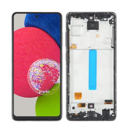 Incell Οθόνη LCD ( NO fingerprint ) με Μηχανισμό Αφής και πλαίσιο για Samsung Galaxy A52S SM-A528 - Χρώμα: Μαύρο